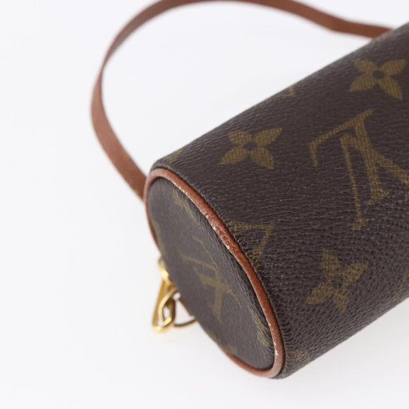 LOUIS VUITTON Monogram Papillon Pouch LV Auth 134359