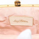 LOUIS VUITTON Multicolor Satin Omoniere Pouch White M92060 LV Auth 134363SAV-20