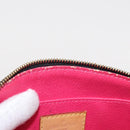 LOUIS VUITTON Multicolor Pochette Cosmetic Pouch Black M47355 LV Auth 134365V-9