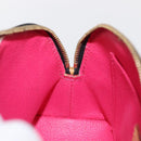 LOUIS VUITTON Multicolor Pochette Cosmetic Pouch Black M47355 LV Auth 134365V-20