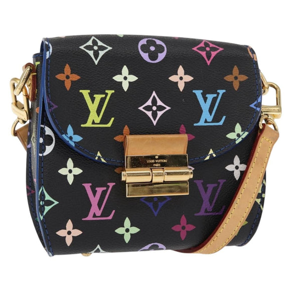 LOUIS VUITTON Multicolor Heart Breaker Shoulder Bag Black M40659 Auth 134366AV