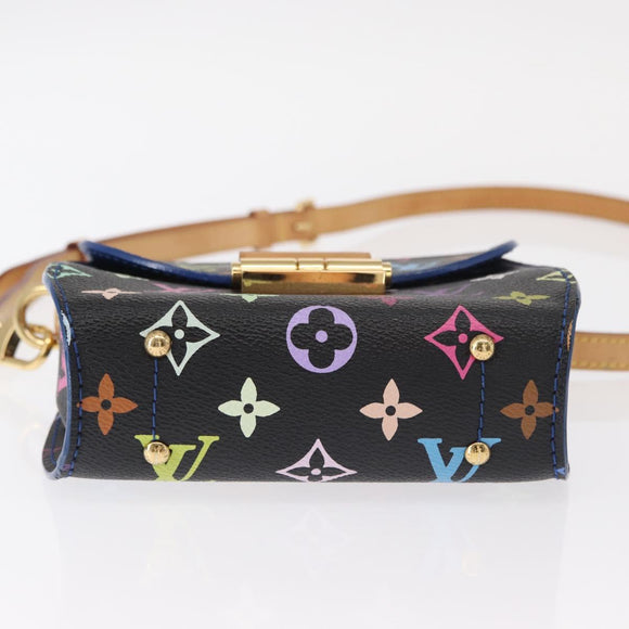 LOUIS VUITTON Multicolor Heart Breaker Shoulder Bag Black M40659 Auth 134366SAV