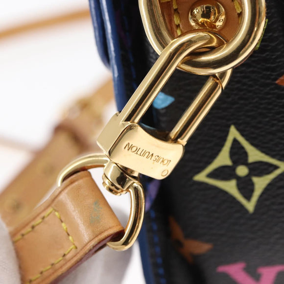 LOUIS VUITTON Multicolor Heart Breaker Shoulder Bag Black M40659 Auth 134366SAV