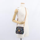 LOUIS VUITTON Multicolor Heart Breaker Shoulder Bag Black M40659 Auth 134366SAV-25