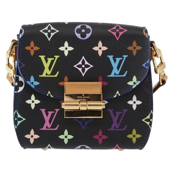 LOUIS VUITTON Multicolor Heart Breaker Shoulder Bag Black M40659 Auth 134366SAV