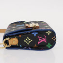 LOUIS VUITTON Multicolor Heart Breaker Shoulder Bag Black M40659 Auth 134366AV-4