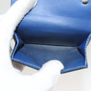 LOUIS VUITTON Taigalama Discovery Compact wallet Wallet Blue M67620 Auth 134375-11