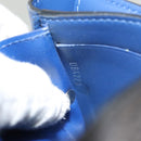 LOUIS VUITTON Taigalama Discovery Compact wallet Wallet Blue M67620 Auth 134375-12