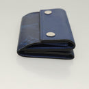 LOUIS VUITTON Taigalama Discovery Compact wallet Wallet Blue M67620 Auth 134375-3