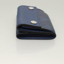 LOUIS VUITTON Taigalama Discovery Compact wallet Wallet Blue M67620 Auth 134375-4