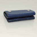 LOUIS VUITTON Taigalama Discovery Compact wallet Wallet Blue M67620 Auth 134375-5