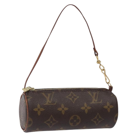 LOUIS VUITTON Monogram Papillon Pouch LV Auth 134376
