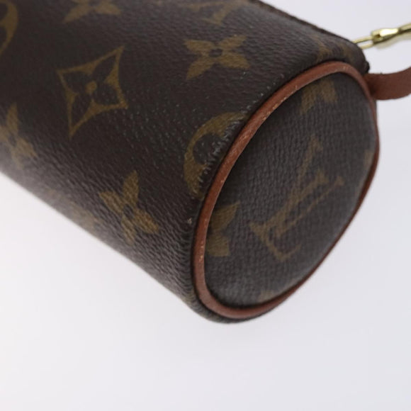 LOUIS VUITTON Monogram Papillon Pouch LV Auth 134376