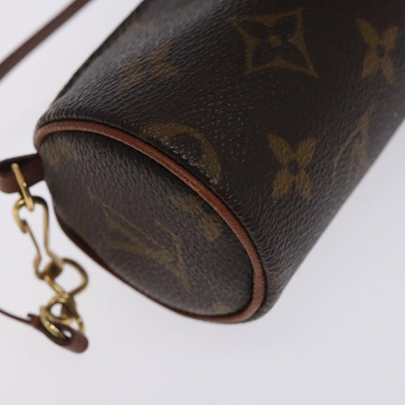 LOUIS VUITTON Monogram Papillon Pouch LV Auth 134376