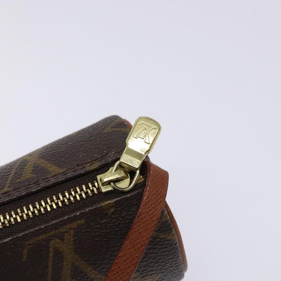 LOUIS VUITTON Monogram Papillon Pouch LV Auth 134376