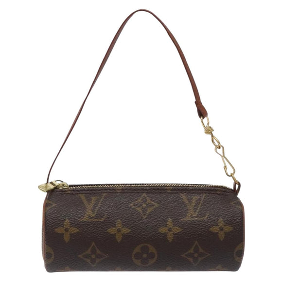 LOUIS VUITTON Monogram Papillon Pouch LV Auth 134376