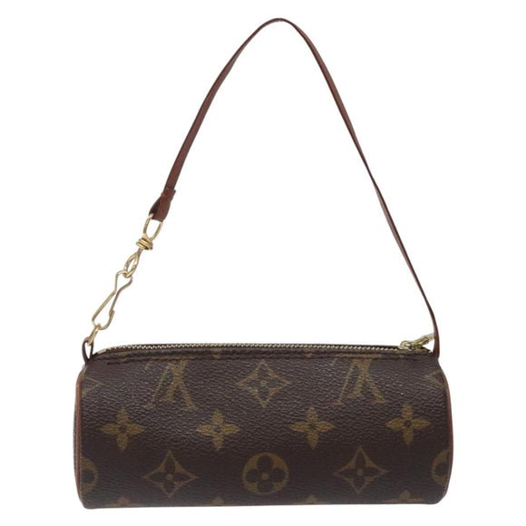 LOUIS VUITTON Monogram Papillon Pouch LV Auth 134376