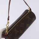 LOUIS VUITTON Monogram Papillon Pouch LV Auth 134376-6