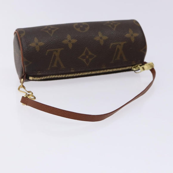 LOUIS VUITTON Monogram Papillon Pouch LV Auth 134376