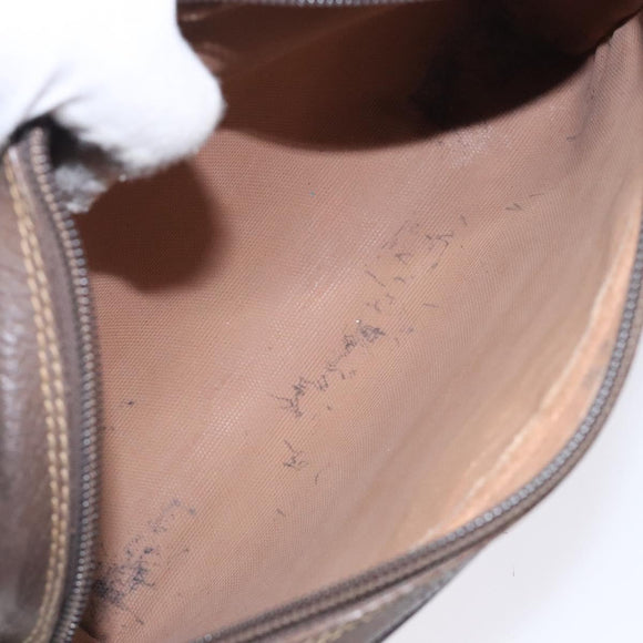 GUCCI GG Supreme Web Sherry Line Bag PVC Beige Gold 001 122 6594 Auth 134379