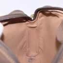 GUCCI GG Supreme Web Sherry Line Bag PVC Beige Gold 001 122 6594 Auth 134379-20