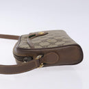 GUCCI GG Supreme Web Sherry Line Bag PVC Beige Gold 001 122 6594 Auth 134379-4