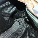 PRADA Shoulder Bag Nylon Brown Silver Auth 134382-22
