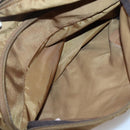 PRADA Shoulder Bag Nylon Brown Silver Auth 134382-25