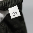 PRADA Shoulder Bag Nylon Brown Silver Auth 134382-12