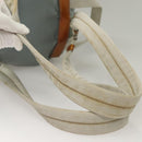 PRADA Backpack Nylon Light Blue Silver Auth 134383-9