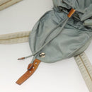 PRADA Backpack Nylon Light Blue Silver Auth 134383-24