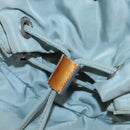 PRADA Backpack Nylon Light Blue Silver Auth 134383-26