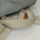 PRADA Backpack Nylon Light Blue Silver Auth 134383-7
