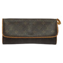 LOUIS VUITTON Monogram Pochette Twin GM Shoulder Bag M51852 LV Auth 134386-13