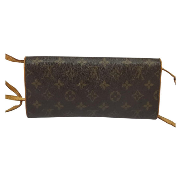 LOUIS VUITTON Monogram Pochette Twin GM Shoulder Bag M51852 LV Auth 134386