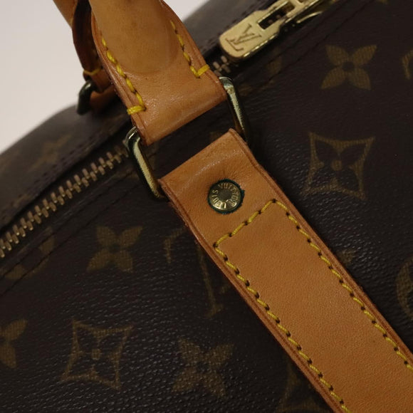 LOUIS VUITTON Monogram Keepall 55 Boston Bag M41424 LV Auth 134390