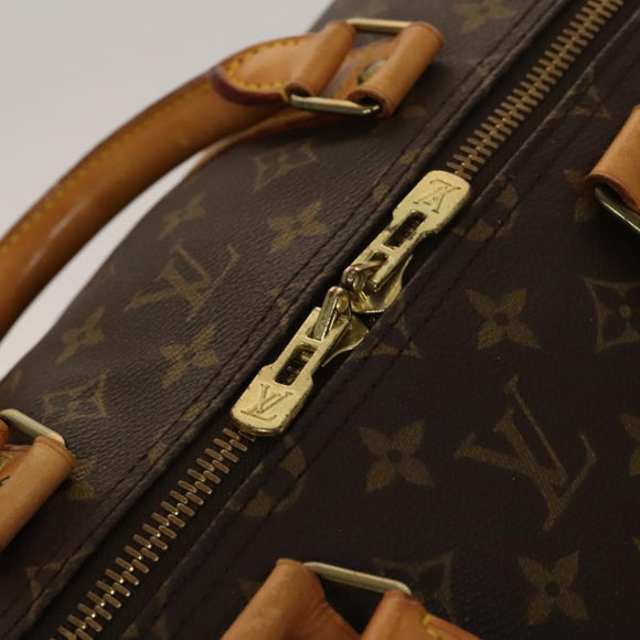 LOUIS VUITTON Monogram Keepall 55 Boston Bag M41424 LV Auth 134390