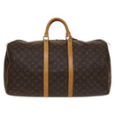 LOUIS VUITTON Monogram Keepall 55 Boston Bag M41424 LV Auth 134390-2