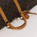 LOUIS VUITTON Monogram Keepall 55 Boston Bag M41424 LV Auth 134390-7