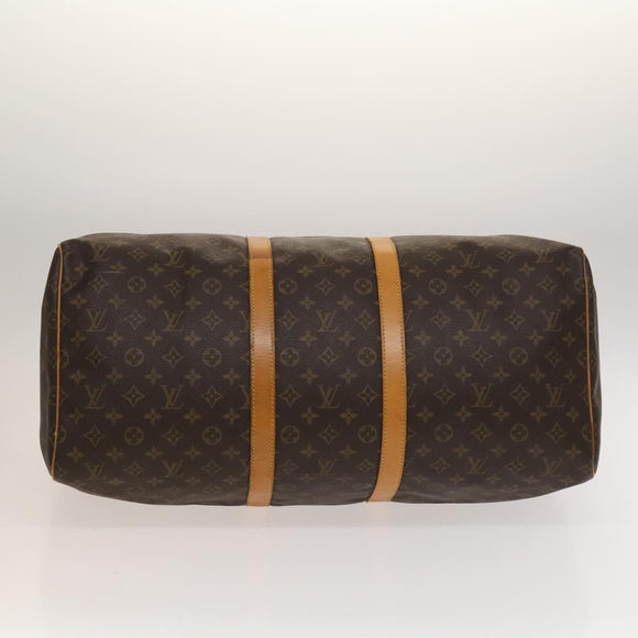 LOUIS VUITTON Monogram Keepall 55 Boston Tasche M41424 LV Auth 134390A