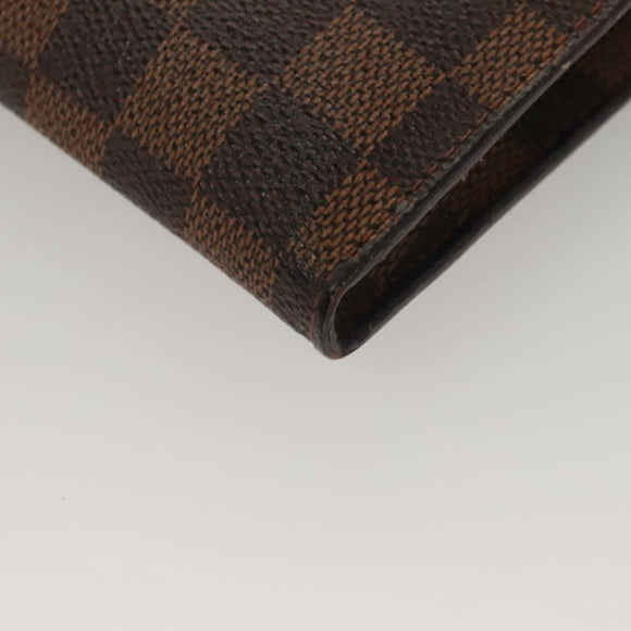 LOUIS VUITTON Damier Ebene Marais Pouch LV Auth 134399