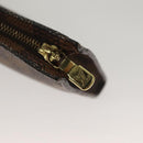 LOUIS VUITTON Damier Ebene Marais Pouch LV Auth 134399-9