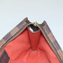 LOUIS VUITTON Damier Ebene Marais Pouch LV Auth 134399-18