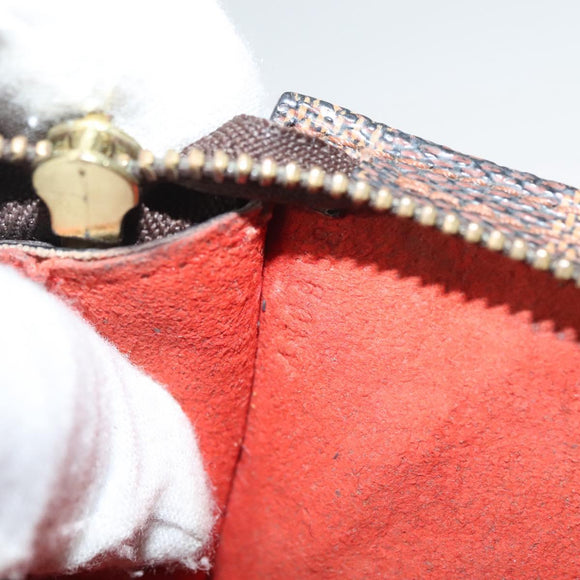 LOUIS VUITTON Damier Ebene Marais Pouch LV Auth 134399