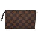LOUIS VUITTON Damier Ebene Marais Pouch LV Auth 134399-2
