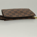 LOUIS VUITTON Damier Ebene Marais Pouch LV Auth 134399-5