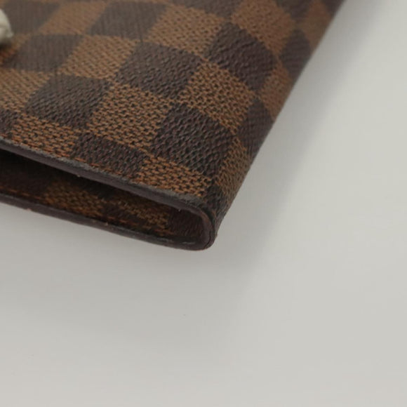 LOUIS VUITTON Damier Ebene Marais Pouch LV Auth 134399