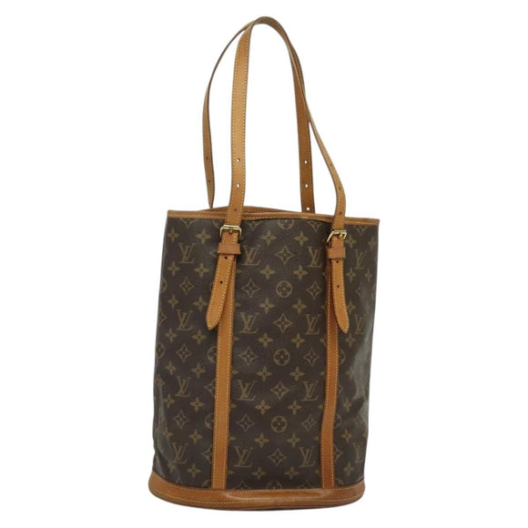 LOUIS VUITTON Monogram Bucket GM Shoulder Bag M42236 LV Auth 134411