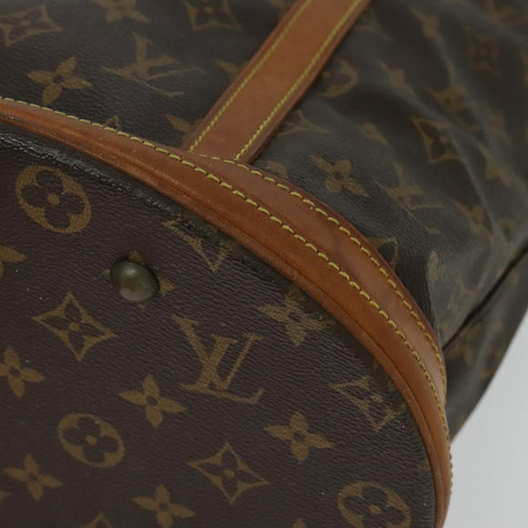 LOUIS VUITTON Monogram Bucket GM Shoulder Bag M42236 LV Auth 134411