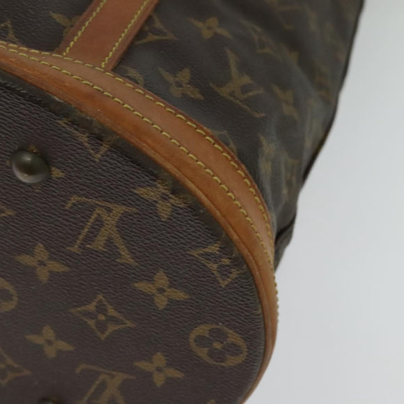 LOUIS VUITTON Monogram Bucket GM Shoulder Bag M42236 LV Auth 134411